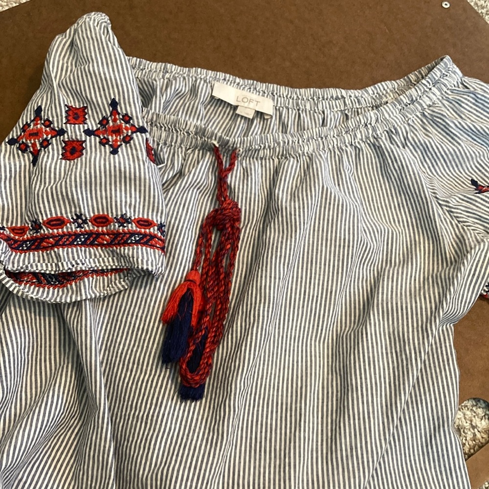 Off the shoulder blouse